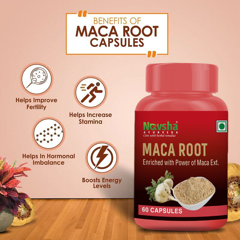 Navshaa Maca Root : Enriched With Power Of Maca Ext. 