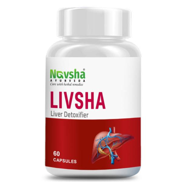 Navshaa Livgest : Natural Liver Detoxifier | (60 Capsules)