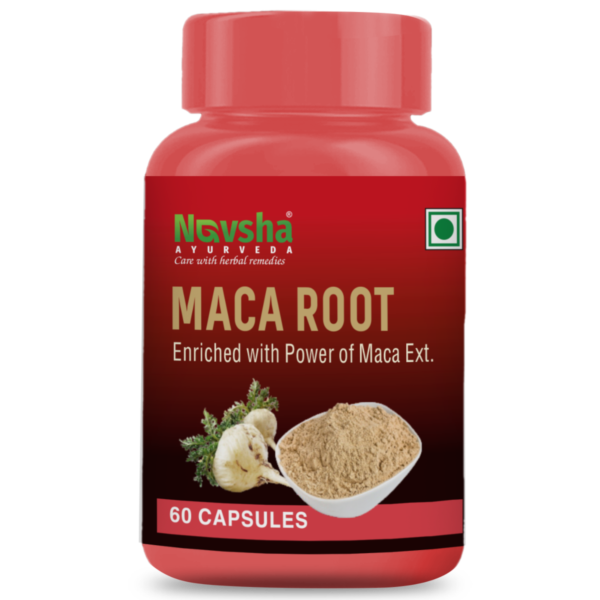 Navshaa Maca Root : Enriched With Power Of Maca Ext. | (60 Capsules)